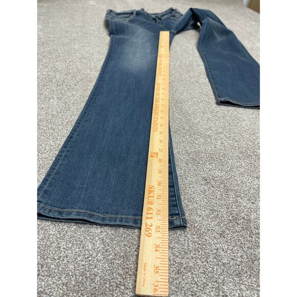 y2k grunge streetwear rodeo western New York & Company soho curvy bootcut jean 4 - Picture 5 of 12